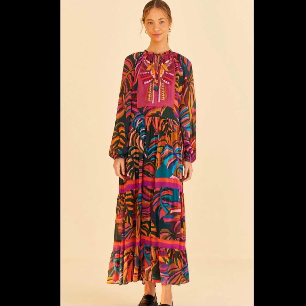 NWT Farm Rio Maxi Dress Size M